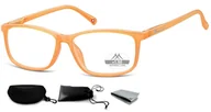Okulary korekcyjne, oprawki, szkła - Montana Asferyczne Okulary do Czytania moc: +2,5 Plusy MR62B - miniaturka - grafika 1