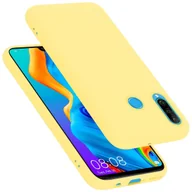 Etui i futerały do telefonów - Pokrowiec Do Huawei P30 LITE Etui w LIQUID ŻÓŁTY TPU Silikon Case Cover Obudowa Ochronny Cadorabo - miniaturka - grafika 1