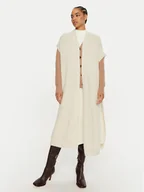 Swetry damskie - Dixie Kardigan M277K007A Biały Relaxed Fit - miniaturka - grafika 1