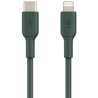 Kable USB - Belkin kabel USB-C na Lightning (iPhone kabel do szybkiego ładowania do iPhone 8 lub nowszy) Boost Charge kabel USB-C z certyfikatem MFi (Midnight Green, 1m), CAA003bt1MMG CAA003bt1MMG - miniaturka - grafika 1