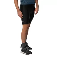 Spodnie rowerowe - Męskie spodenki rowerowe Jack Wolfskin MOROBBIA PADDED SHORTS M black - S - miniaturka - grafika 1