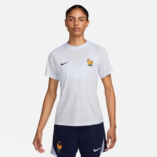Nike Top France Dri-Fit Academypro FV6942-415, damski top z krótkim rękawem, Pm Away, Half Blue/Blackened Blue, FV6942-415, M