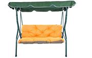 Poduszki ogrodowe - Poduszka na huśtawkę ogrodowa 180x60x50cm, Poduszka na huśtawkę 3-2 osobową Pomarańczowa - miniaturka - grafika 1