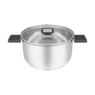 Garnki - Resto Kitchenware Anser 4,4 l Okrągły Czarny, Stal nierdzewna - miniaturka - grafika 1