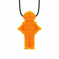 Gryzaki dla dzieci - ARK RoboChew Gryzak Logopedyczny Wisiorek w kształcie Robota Pomarańczowy - Twardy - miniaturka - grafika 1