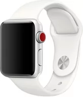 Akcesoria do zegarków - TECH-PROTECT TECH-PROTECT Pasek TECH-PROTECT Smoothband do Apple Watch 1/2/3/4 42/44 mm) Biały - miniaturka - grafika 1