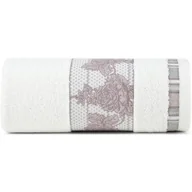 Ręczniki - Ręcznik 70 x 140 Kąpielowy 485g/m2 Isabel 01 Biały - miniaturka - grafika 1
