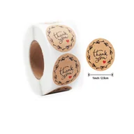 Scrapbooking - Naklejki Ozdobne Okrągłe Thank You 20 Szt. - miniaturka - grafika 1