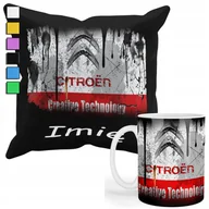 Gadżety dla niej i dla niego - ZESTAW KUBEK + PODUSZKA Z POSZEWKĄ- PREZENT DLA FANA MOTO CITROEN+ IMIĘ - miniaturka - grafika 1