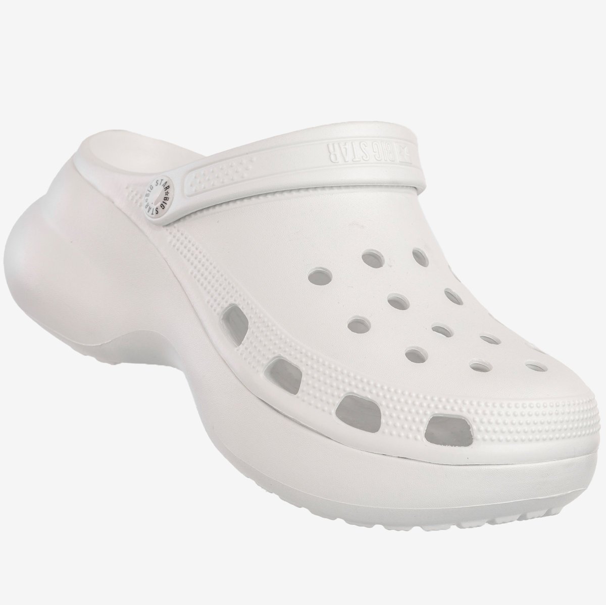 Klapki Damskie BIG STAR Chodaki Piankowe Buty Białe RR274A119 Biały 36
