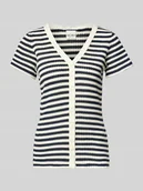 Swetry damskie - Kardigan z dekoltem w serek model ‘LORIANNA’ - miniaturka - grafika 1