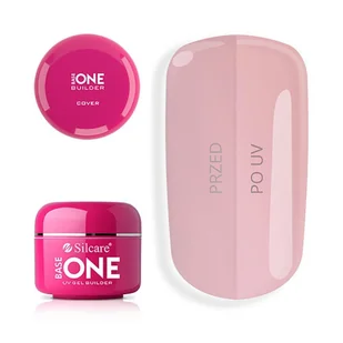 Silcare Gel Base One Cover maskujący żel UV do paznokci 30g - Żele do paznokci - miniaturka - grafika 2