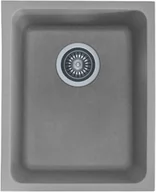 Zlewozmywaki - Zlewozmywak granitowy Kernau KGS U 45 1B Grey Metallic - miniaturka - grafika 1