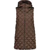 Kamizelki damskie - CMP Nylon Kamizelka z długim kapturem Pełny zamek nylonowy kamizelka damska - miniaturka - grafika 1