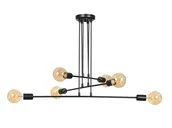 Lampy sufitowe - Emibig Multipo lampa wisząca 6-punktowa czarna 696/6 696/6 - miniaturka - grafika 1