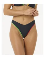 Stroje kąpielowe - Majtki kąpielowe RIP CURL V 80 High Skimpy Leg turkusowe L - miniaturka - grafika 1