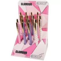 Cresco Długopis Glamour, mix kolorów - Długopisy - miniaturka - grafika 1