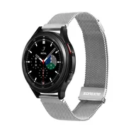 Akcesoria do smartwatchy - Dux Ducis Magnetic Strap pasek do Samsung Galaxy Watch / Huawei Watch / Honor Watch / Xiaomi Watch (22mm band) magnetyczna opaska srebrny (Milanese Version) - miniaturka - grafika 1