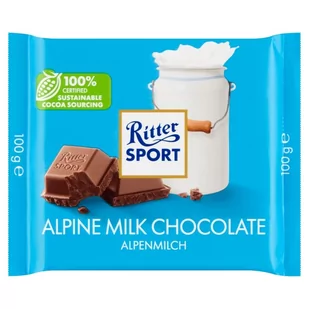 Ritter Sport Czekolada mleczna alpejska 100 g - Czekolada - miniaturka - grafika 1