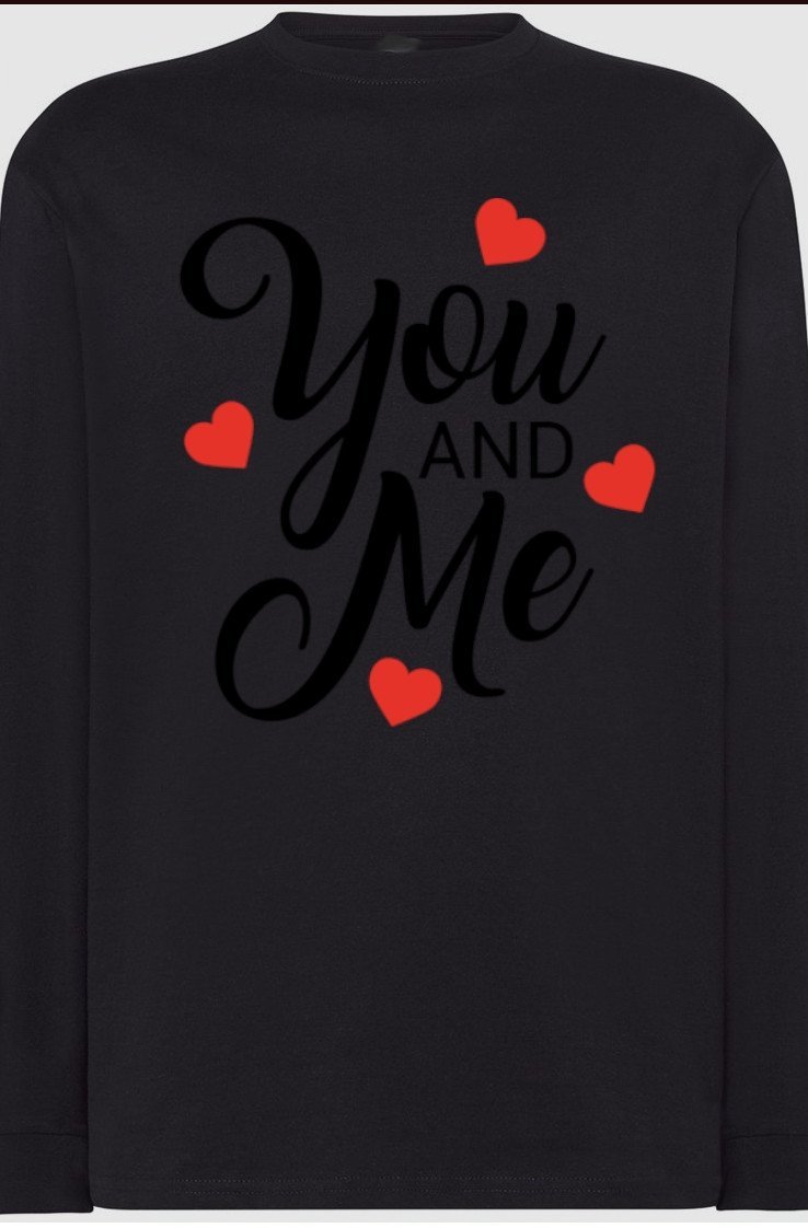 You And Me Longsleeve Walentynki Modny r.XL