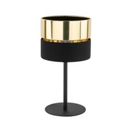 Lampy stojące - Hilton lampa stołowa 1xE27 czarna/złota 16051 - miniaturka - grafika 1