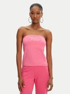 Koszulki i topy damskie - Juicy Couture Top Babey JCWCT23310 Różowy Slim Fit - miniaturka - grafika 1
