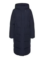 Płaszcze damskie - bestseller a/s Damska kurtka VMERICAHOLLY Long DOWN NOOS płaszcz, granatowa, XL - miniaturka - grafika 1