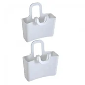Inne meble do salonu - Koziol Torebeczka wielofunkcyjna na kubek 2 szt Lilli biała KZ-3558525 KZ-3558525 - miniaturka - grafika 1