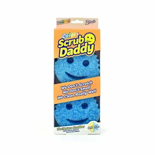 Scrub Daddy Magiczna Gąbka Twin Pack Blue - Ściereczki, gąbki, czyściki - miniaturka - grafika 1