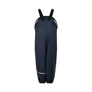 Celavi Unisex Basic Rain Overall-Recycle Pu spodnie przeciwdeszczowe, granatowy, 140 cm - Spodnie i spodenki dla chłopców - miniaturka - grafika 1