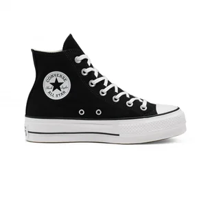 Damskie trampki CONVERSE 560845C - czarne - Trampki damskie - miniaturka - grafika 1