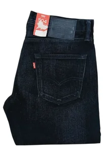 LEVI'S 504 REGULAR STRAIGHT BLACK JEANSY MĘSKIE - Spodnie męskie - miniaturka - grafika 1