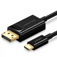 Adaptery i przejściówki - Ugreen Ugreen jednokierunkowy kabel przejściówka z USB Typ C do Display Port 4K 1,5m czarny (MM139) 50994-ugreen - miniaturka - grafika 1