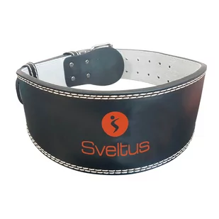 Pas Do Podnoszenia Ciężarów Skórzany Sveltus Leather Weightlifting Czarny 9401 105 Cm - Pasy kulturystyczne - miniaturka - grafika 1