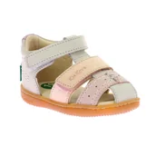 Buty dla dziewczynek - Sandały dziecięce KICKERS KICK BAZAR - miniaturka - grafika 1
