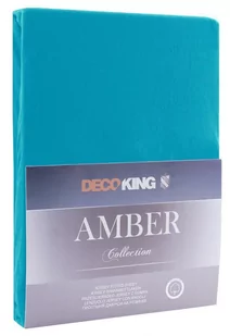 DecoKing Jersey/AMBER/MARINE/200-220x200+30 - Prześcieradła - miniaturka - grafika 1