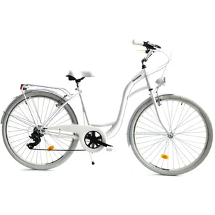 Rower Dallas City 28" 7spd - biały - Rowery - miniaturka - grafika 1