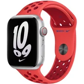 Akcesoria do zegarków - Apple Nike w kolorze czerwony 45 mm - miniaturka - grafika 1
