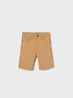 Spodenki damskie - Mayoral Szorty materiałowe 231 Beżowy Regular Fit - miniaturka - grafika 1