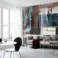 Fototapety - Fototapeta artystyczny wielokolorowym - 500 x 280 cm - SANDERS & SANDERS - miniaturka - grafika 1