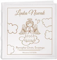 Albumy fotograficzne - Album na zdjęcia z grawerem dla dziewczynki na chrzest - miniaturka - grafika 1