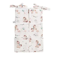 Organizery na łóżeczko - Organizer na łóżeczko z kieszeniami Koniki - miniaturka - grafika 1