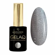 Lakiery hybrydowe - Gelaq  Kameleon Szary 612 - Lakier Hybrydowy UV - miniaturka - grafika 1