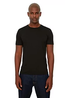 Koszulki męskie - Trendyol Męski t-shirt z krótkim rękawem dla mężczyzn Basic Slim Fit Bicycle Collar Short Sleeve XXL - grafika 1