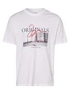 Koszulki męskie - Jack & Jones - T-shirt męski  JORJoshua, biały - miniaturka - grafika 1