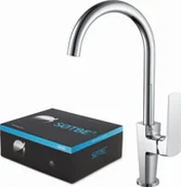 Baterie umywalkowe - SOTBE Bateria umywalkowa TOGA Wysoka bateria nablatowa umywalkowa obrotowa - miniaturka - grafika 1