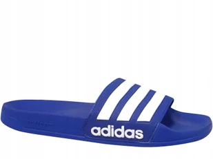 Adidas Adilette Shower GW1048 Klapki Plażowe Basenowe Niebieskie - Klapki i japonki męskie - miniaturka - grafika 1