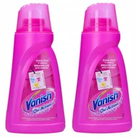 Środki do prania - Vanish Pink Oxi Action Kolor Odplamiacz Płyn 2x2L - miniaturka - grafika 1