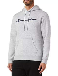 Champion Męska bluza z kapturem Legacy American Classics Heavy Powerblend z polaru logo, Szary (Heather Grey), XXL - Bluzy męskie - miniaturka - grafika 1