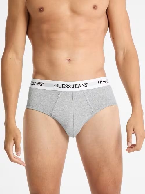 intimo parigamba uomo guess jeans m4bz43 k6yw1 - 3 pack slip h90z grey